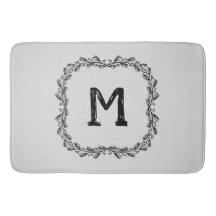 Farmhouse Rustic Laurel | Monogram
