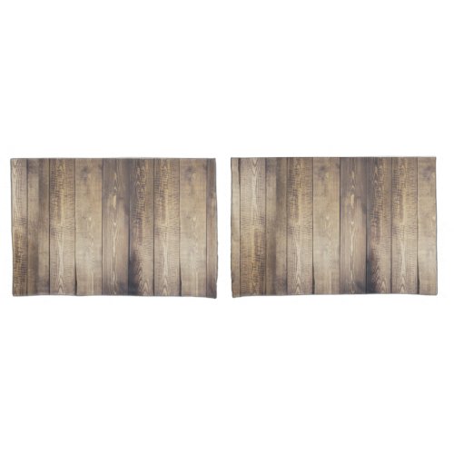 Farmhouse Rustic Light Barn Wood Planks Pillowcase