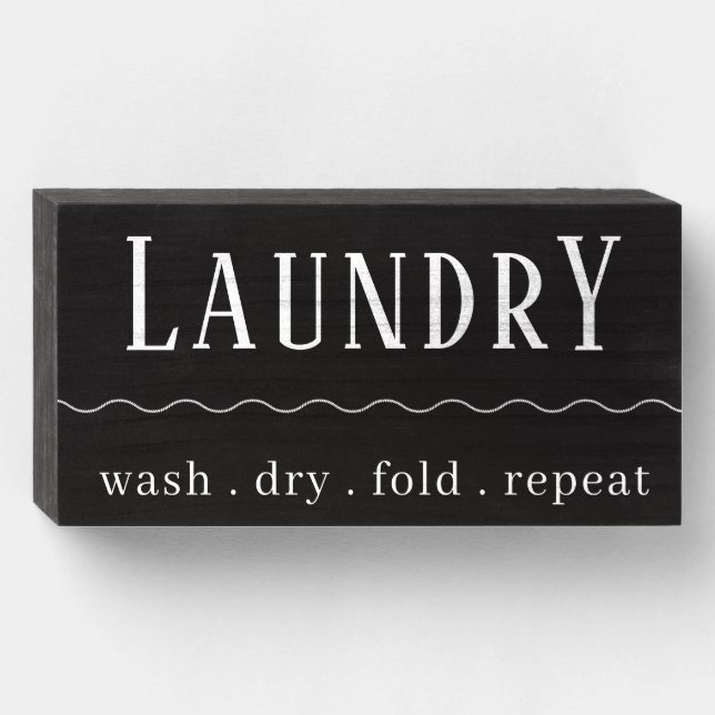 Farmhouse Rustic Wall Decor Wooden Box Sign (Front Horizontal)