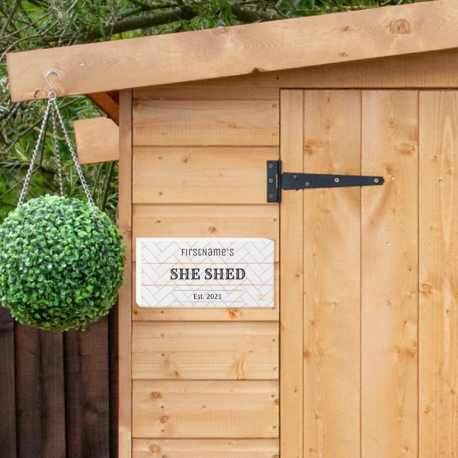 Farmhouse She Shed Craft Room Wooden Box Sign (Creator Uploaded)