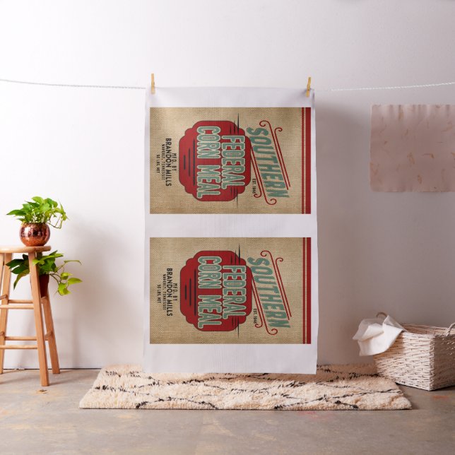 Farmhouse Style Burlap Feed Sack Flour Sack Grain Fabric (In Situ)