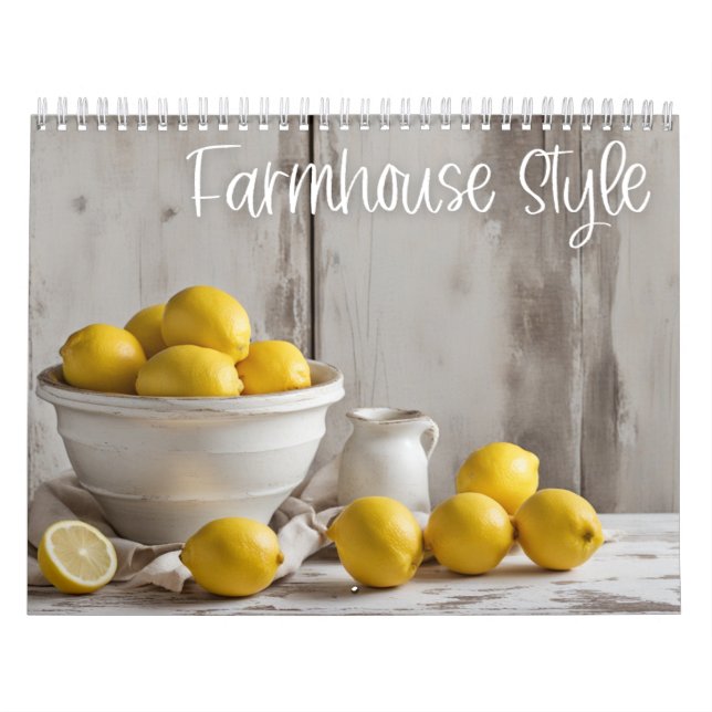 Farmhouse Style Calendar (Cover)