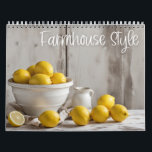 Farmhouse Style Calendar<br><div class="desc">Simple farmhouse style photos grace each month's page.</div>