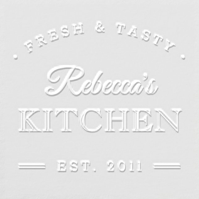 Farmhouse Style Custom Logo Embosser (Design)