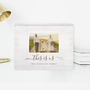 Farmhouse Style Custom Photo Calendar