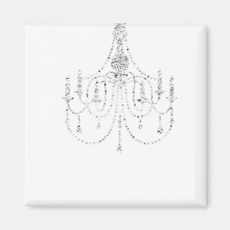 Farmhouse Style Distressed Chandelier T-Shirt for Magnet