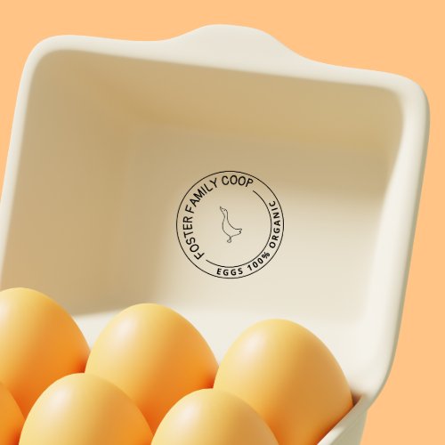 Farmhouse Style Duck Egg carton Wood Art Stamp