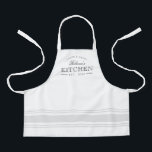 Farmhouse Style Editable Color Custom Kid Apron<br><div class="desc">This lovely design can be customized to your favorite color combinations. Matching adult and junior designs available. Makes a great gift! Find stylish stationery and gifts at our shop: www.berryberrysweet.com.</div>