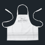 Farmhouse Style Editable Color Custom Kid Apron<br><div class="desc">This lovely design can be customized to your favorite color combinations. Matching adult and junior designs available. Makes a great gift! Find stylish stationery and gifts at our shop: www.berryberrysweet.com.</div>