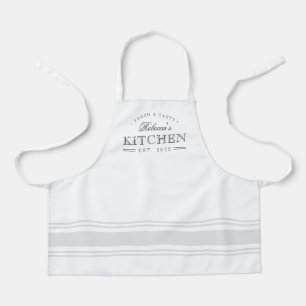 Farmhouse Style Editable Color Custom Kid Apron