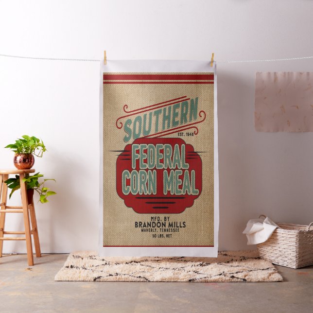 Farmhouse Style Grain Sack Fabric (In Situ)