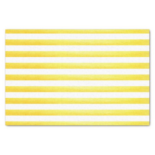 Farmhouse Style Lemon Striped Tissue Paper