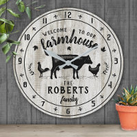 Farmhouse Style Rustic Barn Wood Cow Custom Name