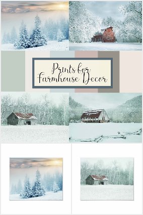 Farmhouse Style Winter Prints