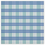 Farmhouse Summer Blue Checkered Gingham Plaid Fabric