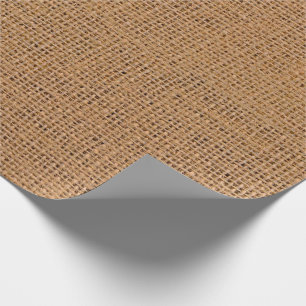 Farmhouse tan grain sack burlap fabric rustic wrapping paper