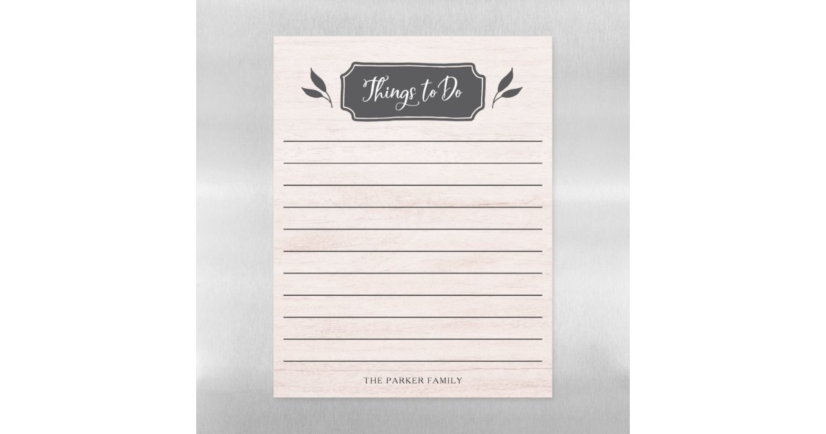 Watercolor To Do List Magnetic Dry Erase Sheet, Zazzle