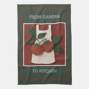 Farmhouse Tomato Kitchen Tea Towel Gift