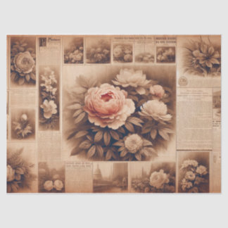 Farmhouse Vintage-Styled Decoupage Paper