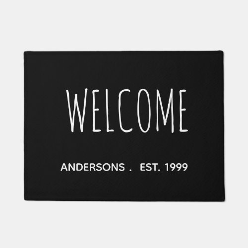 Farmhouse Welcome  Personalized Door Mat