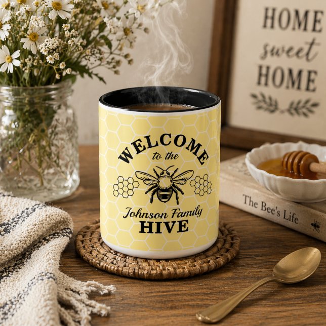 Farmhouse Welcome to Our Bee Hive Coffee Mug (Creator Uploaded)
