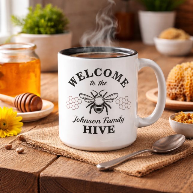 Farmhouse Welcome to Our Bee Hive Coffee Mug (Creator Uploaded)
