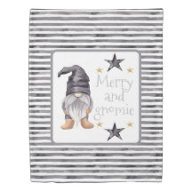 Farmhouse Winter Watercolor Gnome for Christmas