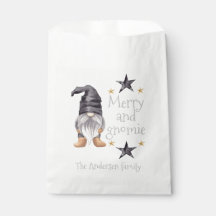 Farmhouse Winter Watercolor Gnome for Christmas