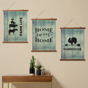 FARMHOUSETRIO HANGING TAPESTRY