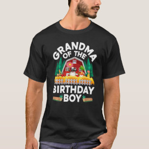 Farming Animals Bday Party Grandma Of The Birthday T-Shirt
