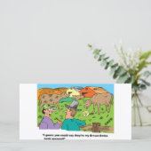 FARMING CARTOON HUMOR ABOUT BROWN SWISS CATTLE (Standing Front)