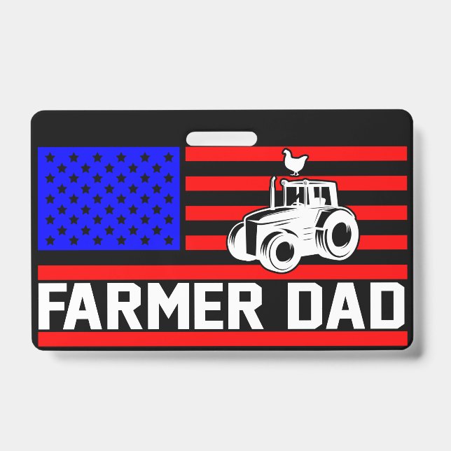 Farming Dad Badge (Front)
