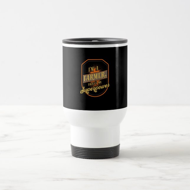 Farming Farmer Travel Mug (Center)