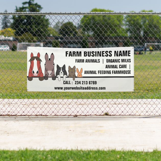 FARMING ORGANIC MILKS ANIMAL CARE BANNER