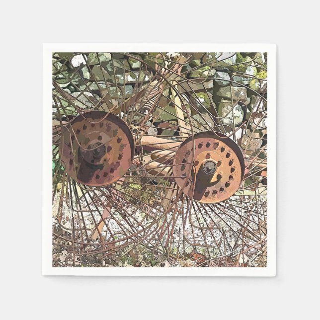 FARMING PAPER NAPKINS (Front)