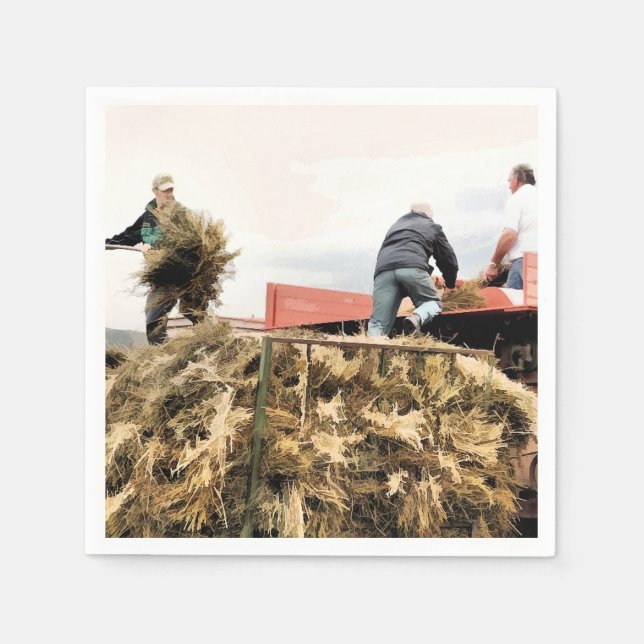 FARMING PAPER NAPKINS (Front)