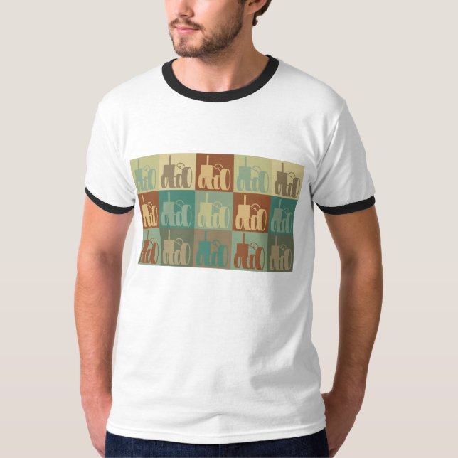 Farming Pop Art T-Shirt (Front)