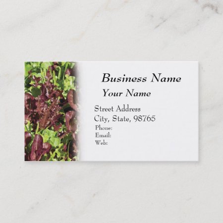 Farming, Produce And Agriculture Business Card