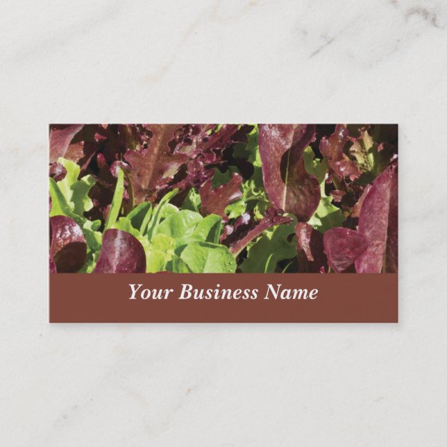 Farming, Produce and Agriculture Business Card (Front)