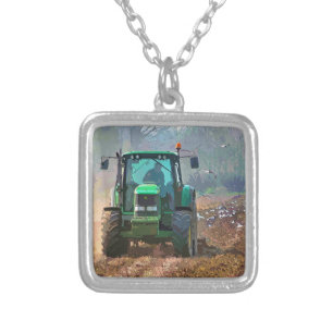 FARMING SILVER PLATED NECKLACE
