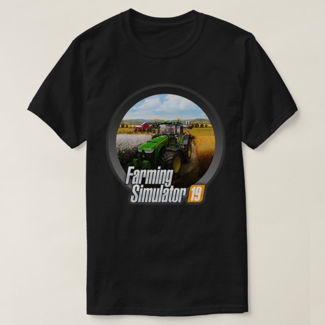 Farming Simulator 19 Logo T-Shirt (Design Front)