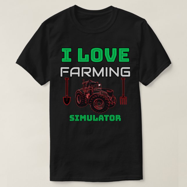farming simulator 1  T-Shirt (Design Front)