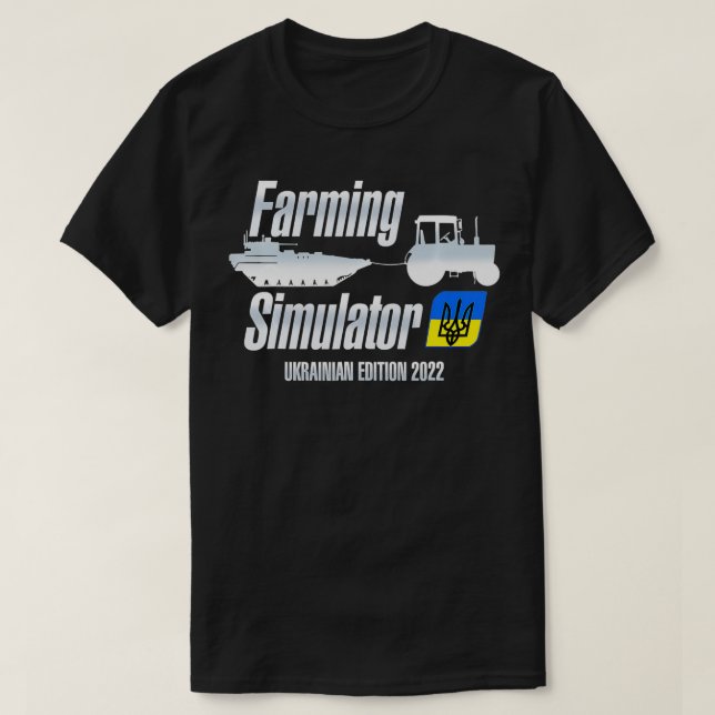 Farming Simulator Ukrainian Edition 2022 Tractors  T-Shirt (Design Front)