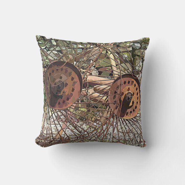 FARMING THROW PILLOW (Front)