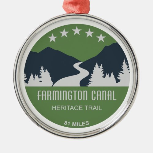 Farmington Canal Heritage Trail Metal Ornament