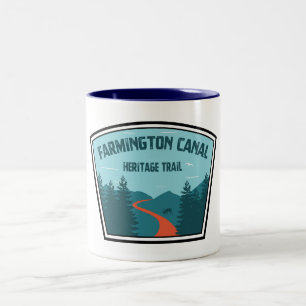 Farmington Canal Heritage Trail Two-Tone Coffee Mug