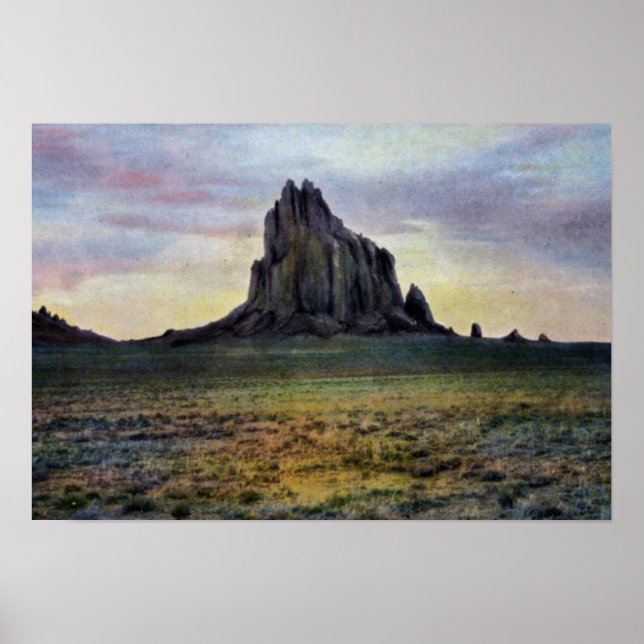 Farmington New Mexico Ship Rock Poster (Front)