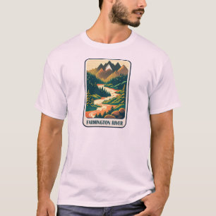 Farmington River Connecticut Colors T-Shirt