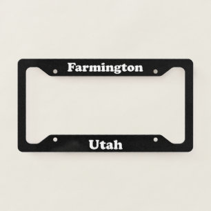 Farmington UT - LPF License Plate Frame
