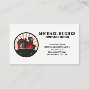 Farmland   Barn Logo Business Card